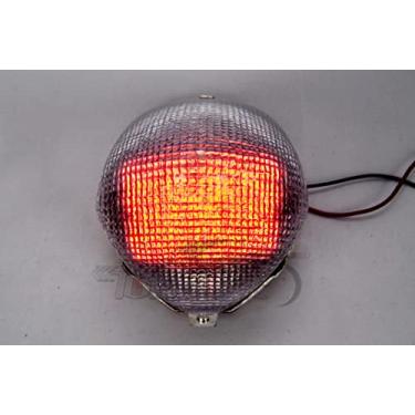 Imagem de Luzes traseiras de LED de motocicleta com lente transparente com indicadores de luz de seta integrados para Suzuki 98-01 Katana 600/750