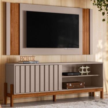 Imagem de Bancada mobler new aurora grigio fosco/cinamomo mel