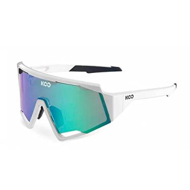 Imagem de KOO Spectro Sunglasses I Performance Eyewear for Road, Triathlete & Cyclocross Sports - Branco Verde