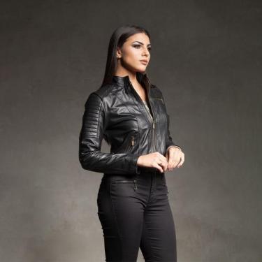 Imagem de Jaqueta de Couro Mathê Preta - Parra Couros, M