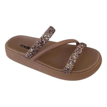 Imagem de Sandália Moleca Papete Feminina Plataforma Primavera, 36