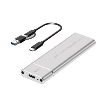 Imagem de Case Para SSD M.2 NVME USB C 10Gbps Tipo a Tipo C Para 2230 2242 2260 