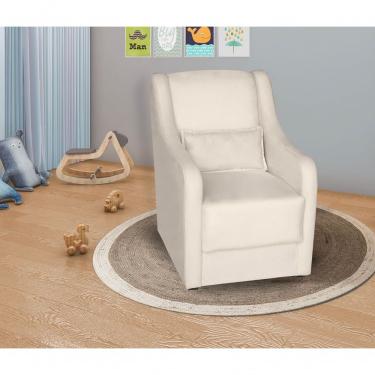 Imagem de Poltrona Para Amamentação Glamour Com Almofada Bege