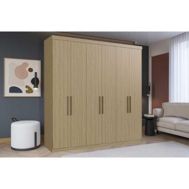 Imagem de Guarda Roupa Casal 6 Portas C/ 2 Gavetas Ph 1707 Cedro - Herval