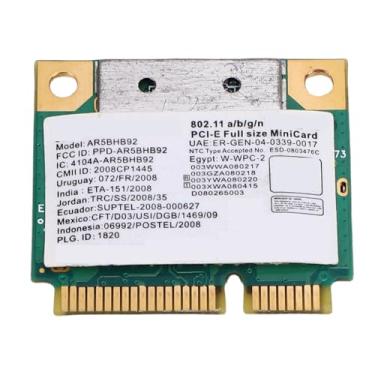 Imagem de Diyeeni Cartão Wi -Fi AR5BHB92, 2,4G/5GHz Banda Dupla 300Mbps PCIE Network, Cartões Ethernet para Suporte para PC para Desktop para Vista para Vitórias 7/8/10/11 para Linux for OpenWrt
