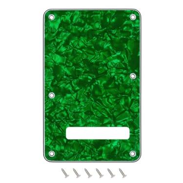 Imagem de Banworks Placa traseira de guitarra elétrica de 4 camadas com 6 furos Tremolo para EUA/Mexican Fender Standard Strat ST JT/HGB-01 Verde Pérola