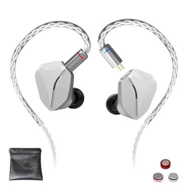Imagem de Monitores intra-auriculares MP145, coengenharia WDC, fones de ouvido planares personalizados de 14,5 mm com fio IEMs, 3 filtros de afinação pneumática - Desbloqueie 9 estilos de som diferentes em um