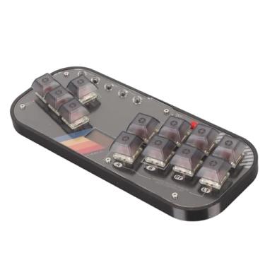 Imagem de Zhjvihx Teclado de Bastão, Fight Stick Ultra Baixa Latência Responsiva 5 Modos de Entrada para Controlador de Jogo