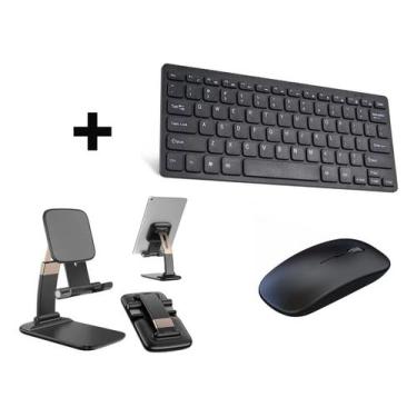 Imagem de BDNET, Teclado Bluetooth + Mouse + Suporte Para Tablet T515