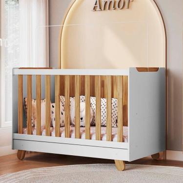 Imagem de Berço Minicama 4 em 1 Americano 100% Mdf Levy Espresso Móveis