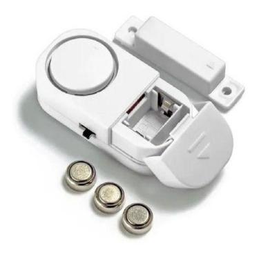Imagem de Kit 2 Alarme Magnético Sensor Presença Sem Fio Janela Porta - New, Ala