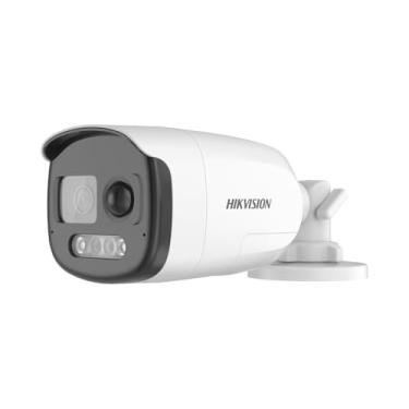 Imagem de Câmera De Segurança Bullet Colorida Com Pir E Sirene 2mp Ir 40 m Hikvision Ds-2ce12df3t-pirxos(2.8mm)