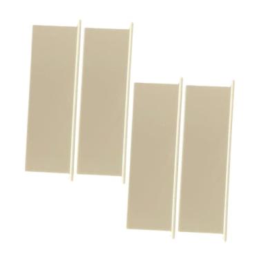 Imagem de IEUDNS Painel de cobertura de ventilação de exaustão de ar de secadora de 4 peças, profissional para cobertura de ventilação de veneziana de parede externa, Bege