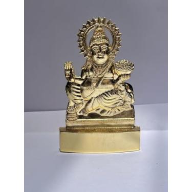 Imagem de Estátua Kubair Ji Murti para Diwali Pooja Dhanteras Home Pooja Presente Pacote com 1 (Pequeno)