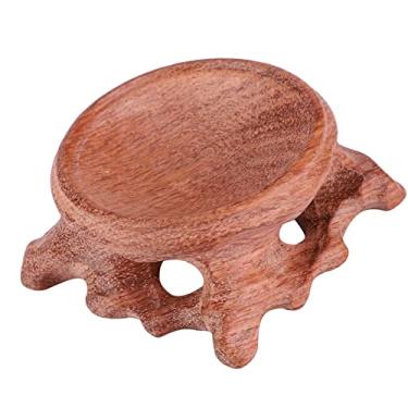 Imagem de RiToEasysports Base Globo de Esfera Durável de Madeira Sólida para Decoração de Estilo Retro Decoração de Pau -rosa