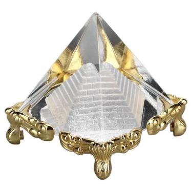 Imagem de Estatueta Pirâmide De Cristal: Healing Energy Meditation - Jiaxi Artes
