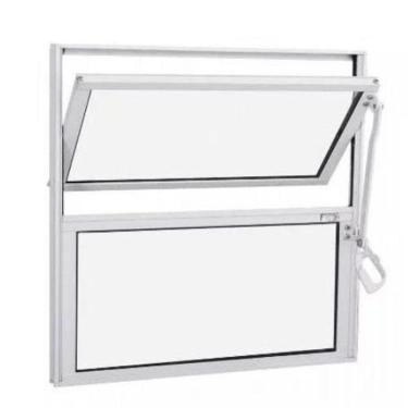 Imagem de Basculante de Alumínio Branco 40 X 40cm - QUALITY