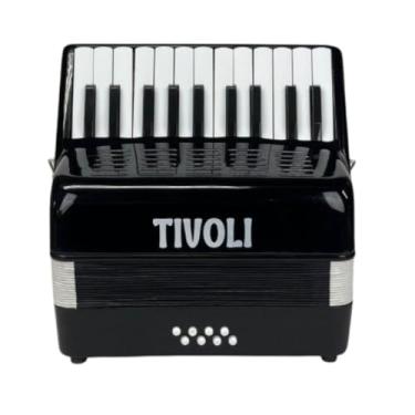 Imagem de Acordeon Tivoli 22 Teclas 8 Baixos 1 Voz com Estojo Rígido – Compacto e Ideal para Iniciantes