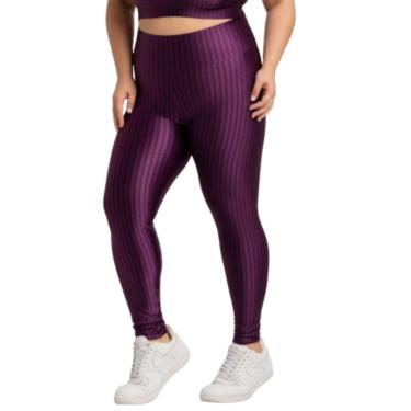 Imagem de Calça Legging Plus Size New Zig 3D Bella Fiore Poliamida Cós Alto Academia Moda Fitness Musculação-Feminino