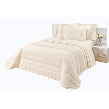 Imagem de Kit Melinda Casal Queen 03 Peças, Mellindre, Vermeho/Palha Queen, Sofisticata 2018-2080