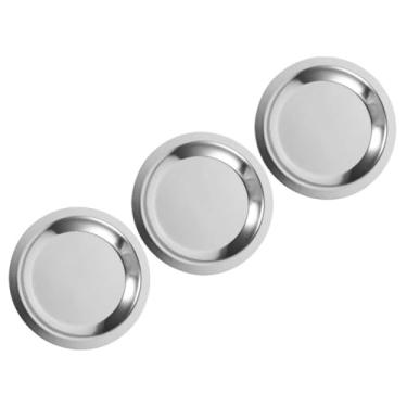 Imagem de ULTECHNOVO Porta- Para Garrafas De Vinho Conjunto De 3 Porta- Lisos De Aço Inoxidável Escovado