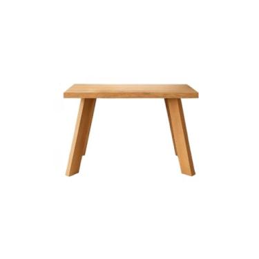 Imagem de KIT 2 Mesinha Pé Palito De Centro E Lateral Apoio Para Sala Retangular Cabeceira Madeirado/Branco(KIT 2UN,Madeirado)