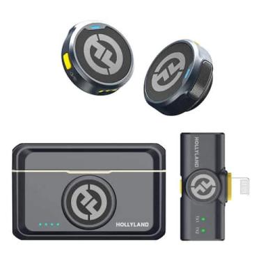 Imagem de Microfone Lapela Lightning Sem Fio  Hollyland Lark M2 Duo, Duplo, Som 