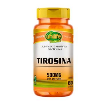 Imagem de Tirosina Unilife 60 Cápsulas 470mg
