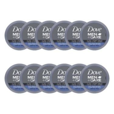Imagem de Creme hidratante Dove Men + Care Ultra Hydra, pacote com 12
