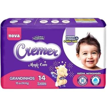 Imagem de Fralda Cremer Jumbinho - Tam Grandinhos - 14 Unidades