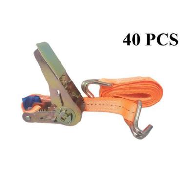 Imagem de Kit 40 cinta com catraca 800kg 25mm 3m - moto jet ski barco - OMEGA