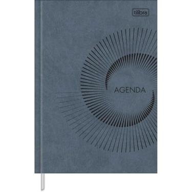 Imagem de Tilibra - Agenda Executiva Costurada Diária 14,5 x 20,5 cm Prátika Permanente - Azul