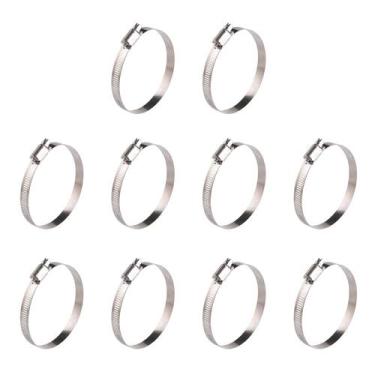 Imagem de Braçadeiras de mangueira WINLONG em aço inoxidável SAE 40 51-76mm, pac