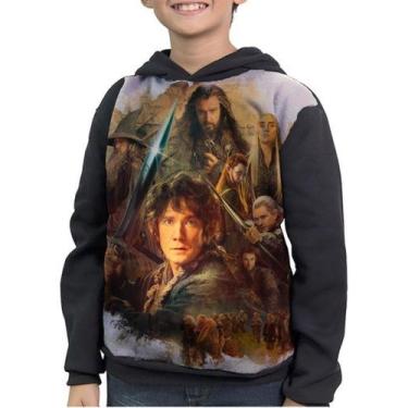 Imagem de Moletom Infantil Senhor Dos Aneis Lord Of The Rings - smoke, Preto, 10