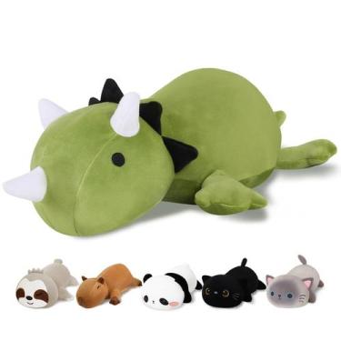 Imagem de Bicho de pelúcia de dinossauro pesado Finebee Dino Plush 1,4 kg
