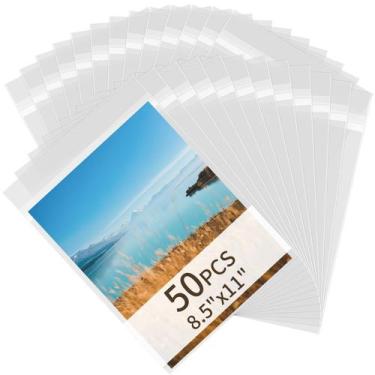 Imagem de Folhas protetoras de papel Svaldo Acid Free, 8,5 x 11 polegadas, pacot