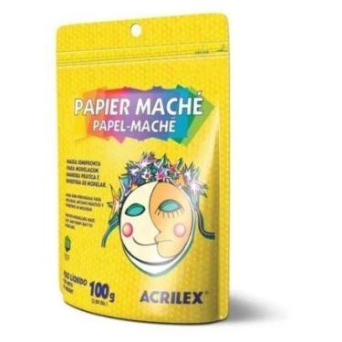 Imagem de Papel Machê Artesanato Massinha Divertida Acrilex