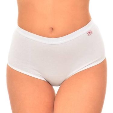Imagem de Kit 10 Calcinhas Calçola Cintura Alta Algodão - Linda Brasil, M
