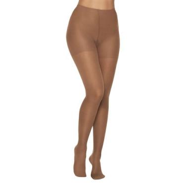 Imagem de Meia Calça de Compressão Kendall 15-20mmHg com ponteira 1631 Chocolate