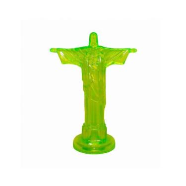 Imagem de Imagem Jesus Redentor Luminária Acrílico Amarelo - Amor Lindo