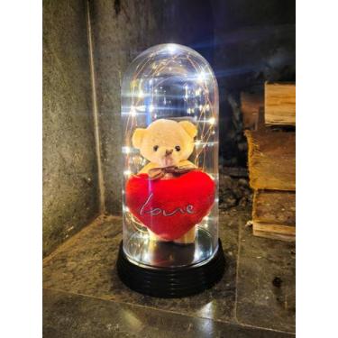 Imagem de Luminária Ursinho De Pelúcia Com Coração Love Presente Amor - Amor Lin
