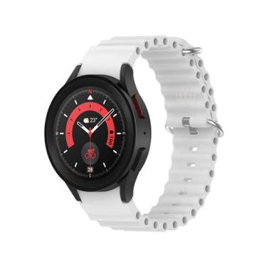 Imagem de Pulseira ondulada para smartwatch Galaxy Watch 5 pro 45mm - TECH KIING