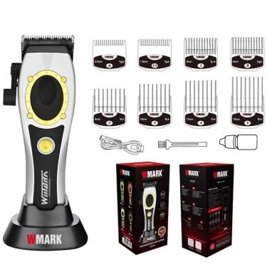 Imagem de Maquina Corte Cabelo Wmark Ng 7030 Branco Profissional
