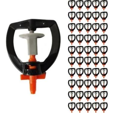 Imagem de Kit 50Und Microaspersor Bailarina Mf2 112 LPH Irrigação Eficiente e Un