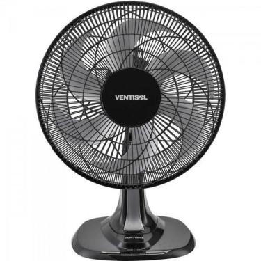 Imagem de Ventilador Mesa Turbo Preto 6 Pas 40Cm 80W 127V