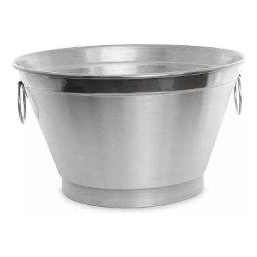 Imagem de Balde De Alumínio 9 Litros Gelo E Cerveja Festas Combo