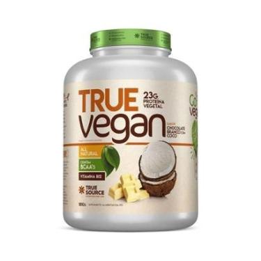 Imagem de True Vegan Proteína Vegetal - 1810g Chocolate Branco com Coco - True Source-Unissex