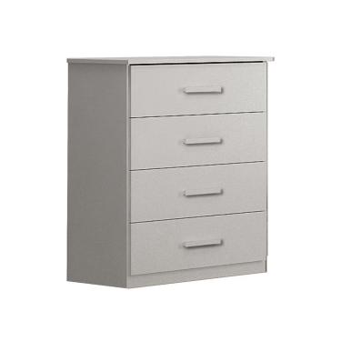 Imagem de Cômoda Rubi 4 Gavetas Branca