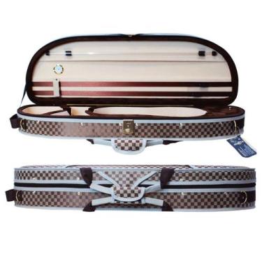 Imagem de Estojo Case Térmico Para Violino 4/4 Meia Lua Xadrez - ORQUEZZ