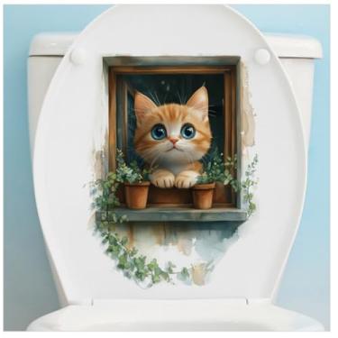 Imagem de Papel de parede de gatinho fofo com porta de madeira e videiras, decoração de parede inspirada na natureza para quarto, estudo